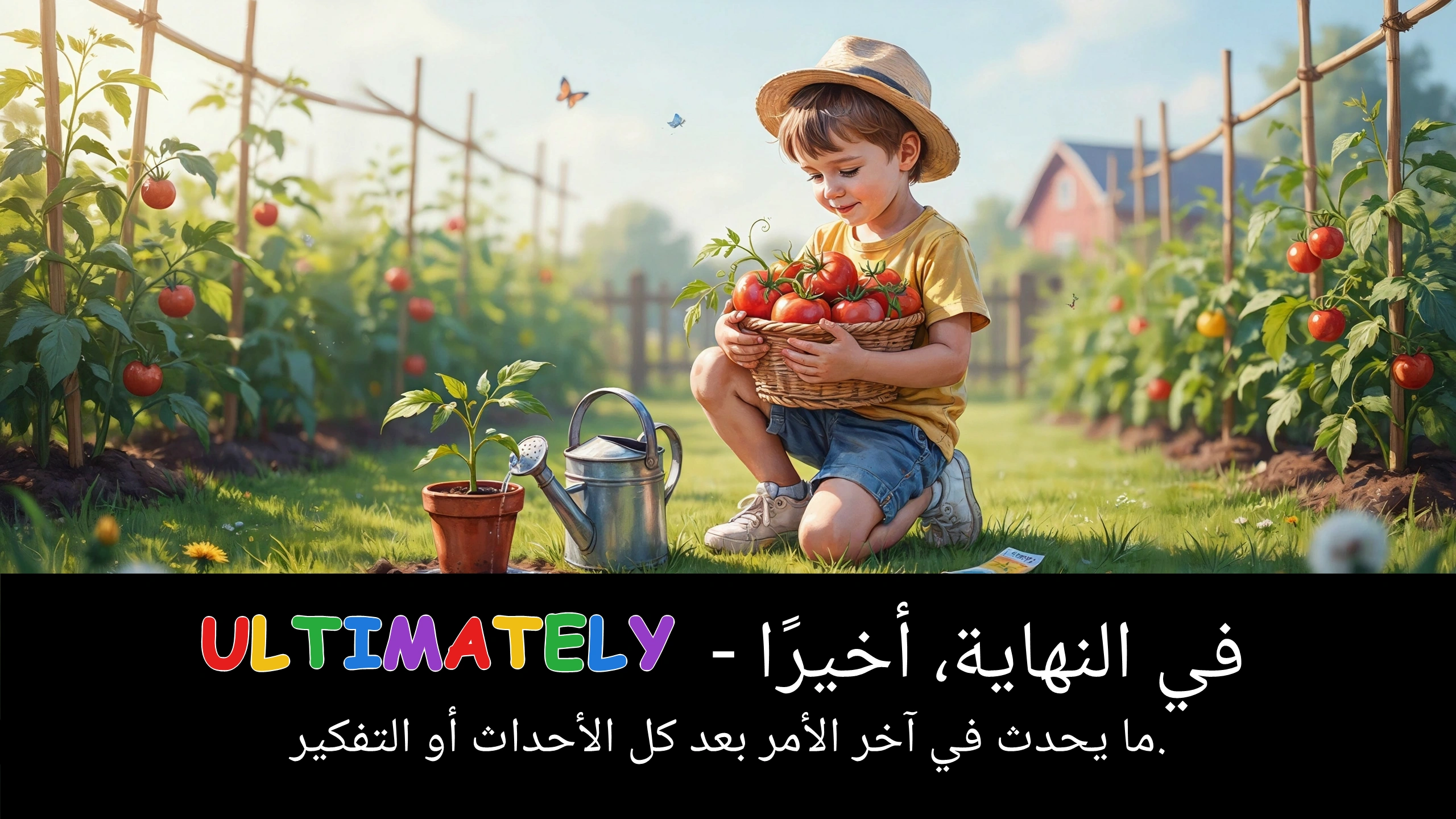 Arabic Illustration for ultimately